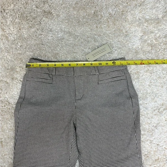 Banana Republic pants, brown and white pattern, petite XXS, brand new with tags - Picture 3 of 5